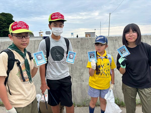 VS海岸清掃&ネイチャークラフト