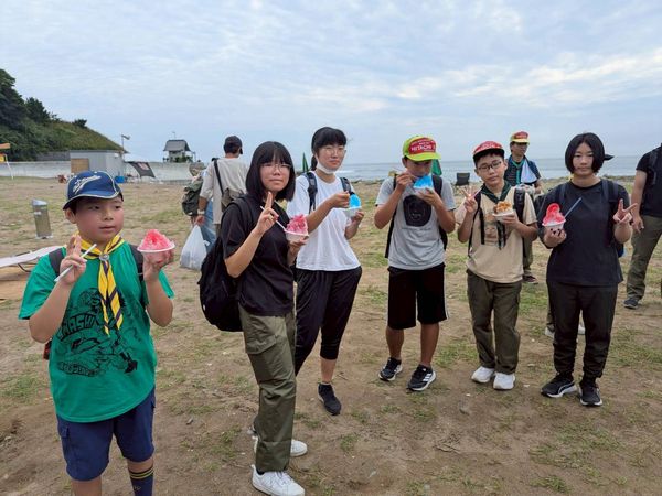 VS海岸清掃&ネイチャークラフト